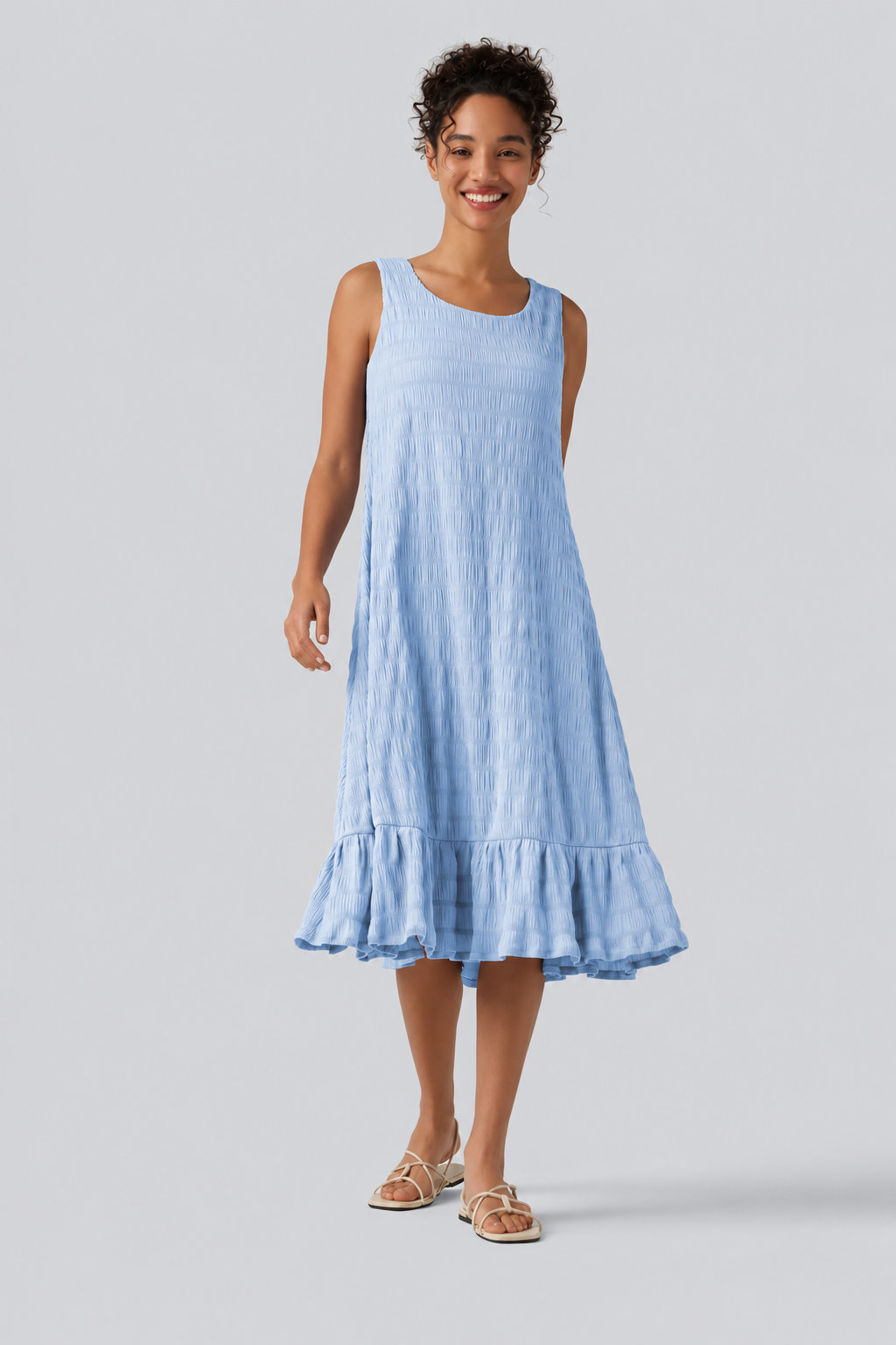 MARIA | Vestido midi informal con sujetador integrado