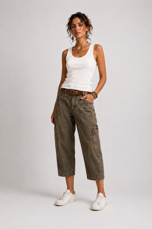 CAPRI | Pantalones Cargo para mujer