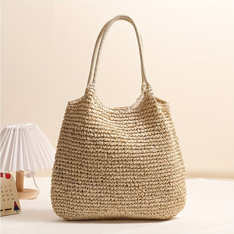 NATALINA | Bolso bandolera de paja trenzada - Natural